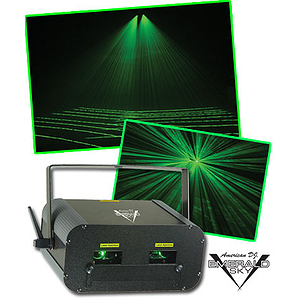 American DJ EMERALD-SKY Dual Green DMX 512 Laser Effect