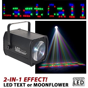 American DJ LED MESSENGER 2-in-1 LED Effect Moonflower/Text