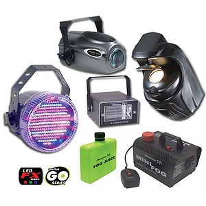 American DJ LT PARTY COMBO II 5 Effects Combo Package