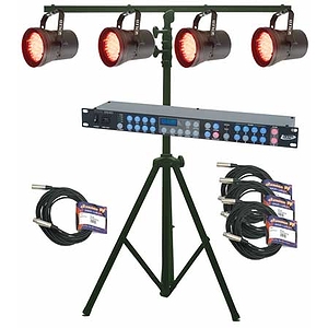 American DJ P36 LED SYSTEM 4 Par Can LED System