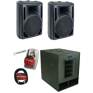 American Audio PRO FORMER 1015 Powered Speaker/Subwoofer System