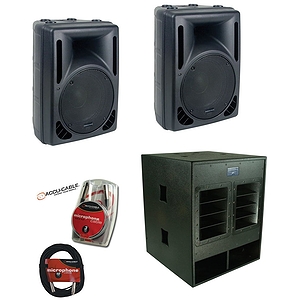 American Audio PRO FORMER 1018 Powered Speaker/Subwoofer System