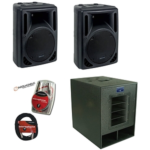 American Audio PRO FORMER 1215 Powered Speaker/Subwoofer System