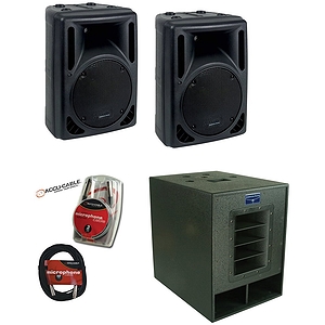 American Audio PRO FORMER 1515 Powered Speaker/Subwoofer System