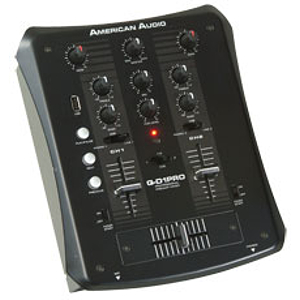 American Audio Q-D1 PRO 2-Channel Mixer with USB Input