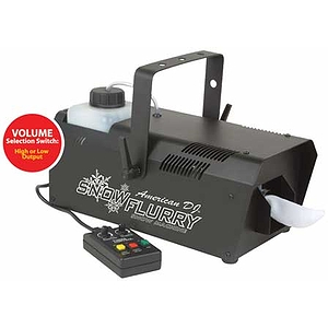 American DJ SNOW FLURRY High Output Snow Machine with Timer Remote