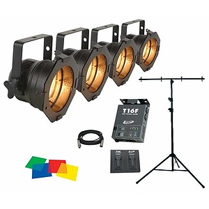 American DJ STAGE ACT46 - 4 Par Can Combo with Chase Controller