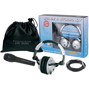 American DJ STAGE/STUDIO KIT - American Audio Starter Kit with Microphone and Headphones