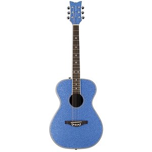 Daisy Rock Pixie Folk-size Acoustic Guitar - Blue Sparkle