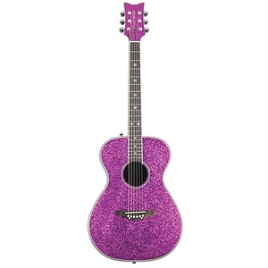 Daisy Rock Pixie Series Acoustic-Electric Guitar - Pink Sparkle