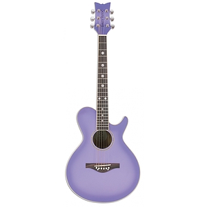 Daisy Rock Wildwood Acoustic Guitar - Purple Daze
