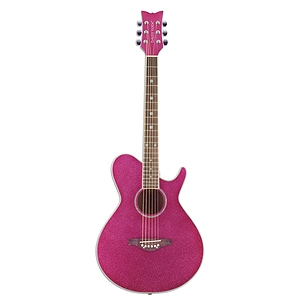 Daisy Rock Wildwood 3/4-size Acoustic Guitar - Atomic Pink