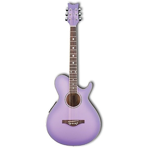 Daisy Rock Wildwood Acoustic-Electric Guitar - Purple Daze