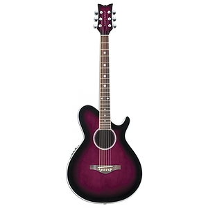 Daisy Rock Wildwood Artist Deluxe Acoustic-Electric Guitar - Royal Purple Burst