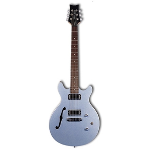Daisy Rock Stardust Retro-H Semi-hollow Body Electric Guitar - Ice Blue