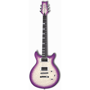Daisy Rock Stardust Elite Electric Guitar - Violet Burst - Left-Handed