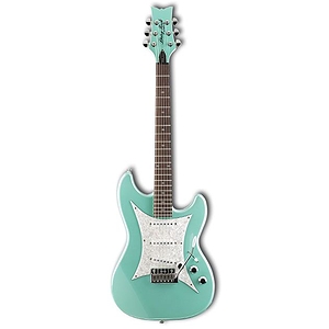 Daisy Rock Rebel Rockit Supernova Guitar - Galaxy Green