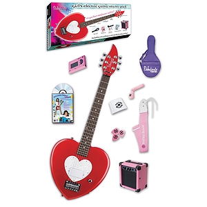 Daisy Rock Debutante Heartbreaker Electric Guitar Pack - Red Hot Red