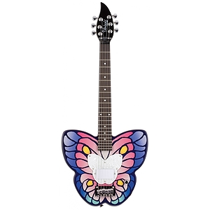 Daisy Rock Debutante Butterfly Short Scale Electric Guitar (Fantasy)