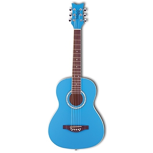 Daisy Rock Junior Miss Acoustic Short Scale Guitar - Cotton Candy Blue