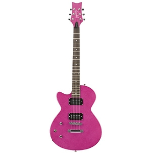 Daisy Rock Debutante Rock Candy Electric Guitar (Atomic Pink) - Left Handed