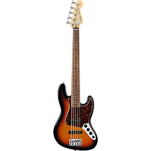 Fender® Deluxe Active Jazz Bass® V 5-string Bass Guitar - Brown Sunburst