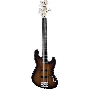 Squier® Deluxe Jazz Bass™ V Active 5-string Bass Guitar - Olympic White