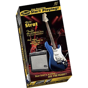 Squier® Stop Dreaming, Start Playing™ Guitar Pack - Affinity Strat® HSS with G-DEC® Jr Amp - Metallic Blue