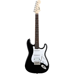 Squier Bullet Strat HSS w/ Tremolo Electric Guitar - Black