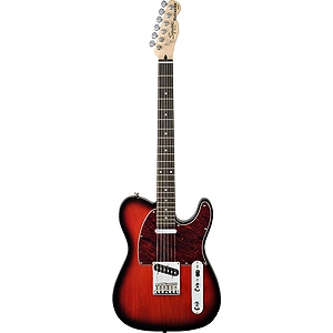 Squier® Standard Telecaster, Rosewood - Antique Burst, tortoise shell pickguard