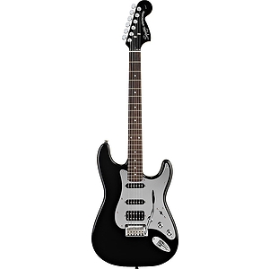Squier® Black and Chrome Standard Stratocaster® HSS Electric Guitar - Rosewood Fretboard