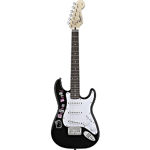 Squier® Hello Kitty® Mini Electric Guitar - Black