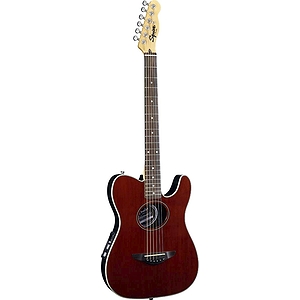 Fender Squier Telecoustic Acoustic/Electric Guitar - Walnut Stain