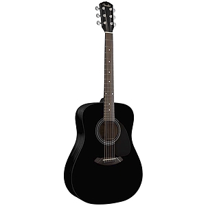Fender® CD-60 Acoustic Guitar - Black - Hardshell case included!