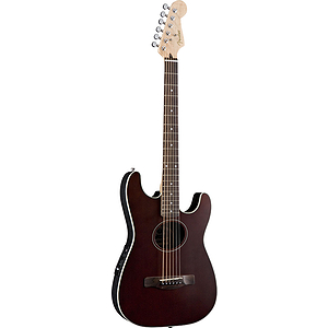 Fender® Stratacoustic Steel-string Acoustic-Electric Guitar - Walnut Stain