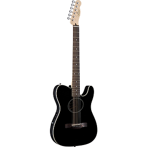 Fender® Telecoustic™ Steel-string Acoustic-Electric Guitar - Walnut Stain