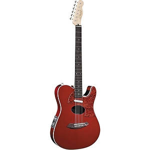 Fender® Telecoustic™ Deluxe Acoustic-Electric Guitar - Candy Apple Red