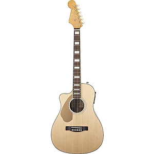 Fender® Malibu™ SCE Folk-style Acoustic-Electric Guitar - Natural, LEFT-HANDED VERSION