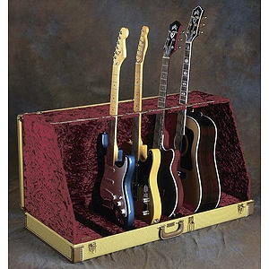 Fender® Case Stand - Studio Guitar Stand (7 guitars), Tweed