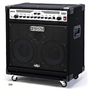 Fender® Bassman® 250/210 250-watt Bass Combo Amplifier w/2x10" speakers