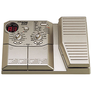 Zoom 606 Guitar Multi-effects Processor - Gold Finish