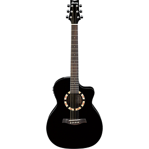 Ibanez A100E Ambiance Series Steel-string Acoustic-Electric Guitar - Black