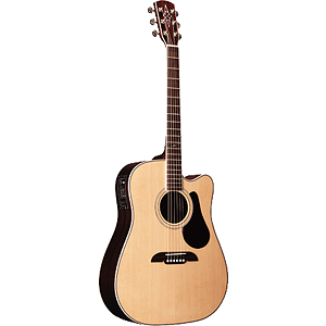 Alvarez AD70SC Artist Series Dreadnought Cutaway Acoustic-Electric Guitar - Natural