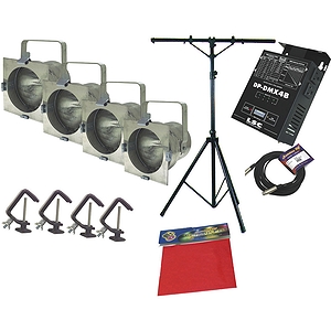 American DJ Stage System B Add-On w/Dimmer and Par Cans
