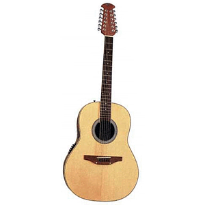 Ovation Applause AE35 Roundback Deep-bowl 12-string Acoustic-Electric Guitar - Natural