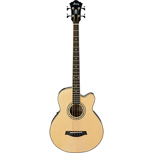 Ibanez AEB10E Acoustic-Electric 4-string Bass Guitar - Natural