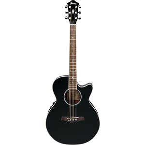 Ibanez AEG10E Steel-string Acoustic-Electric Guitar - Black