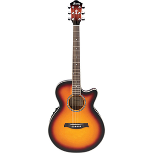 Ibanez AEG10E Steel-string Acoustic-Electric Guitar - Vintage Sunburst