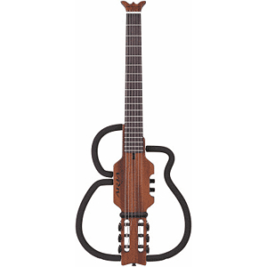 Aria Sinsonido Acoustic-Electric Travel Guitar - Nylon String, Cutaway body