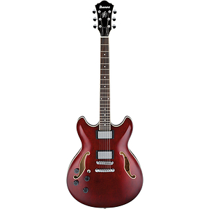 Ibanez AS73 Left-handed Hollowbody Semi-Acoustic Guitar - Transparent Cherry Red